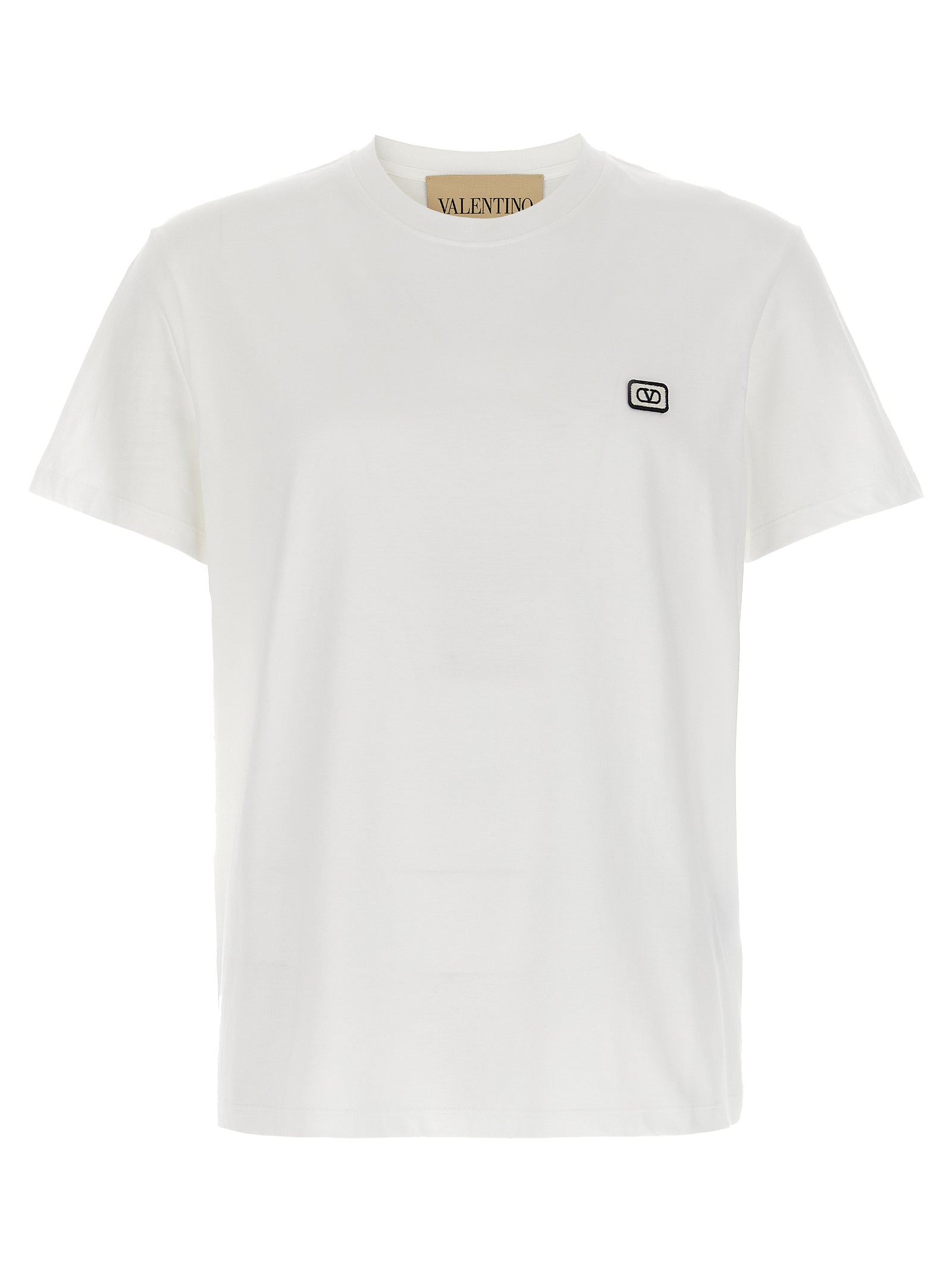 Logo-Embroidered Cotton T-Shirt — White