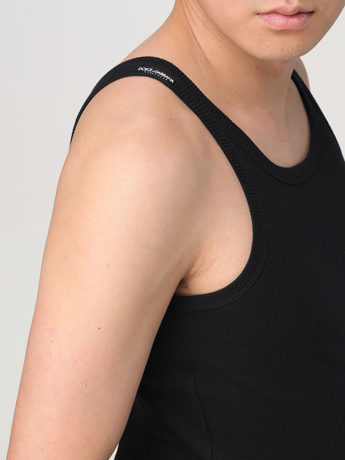Tank Top Men color Black