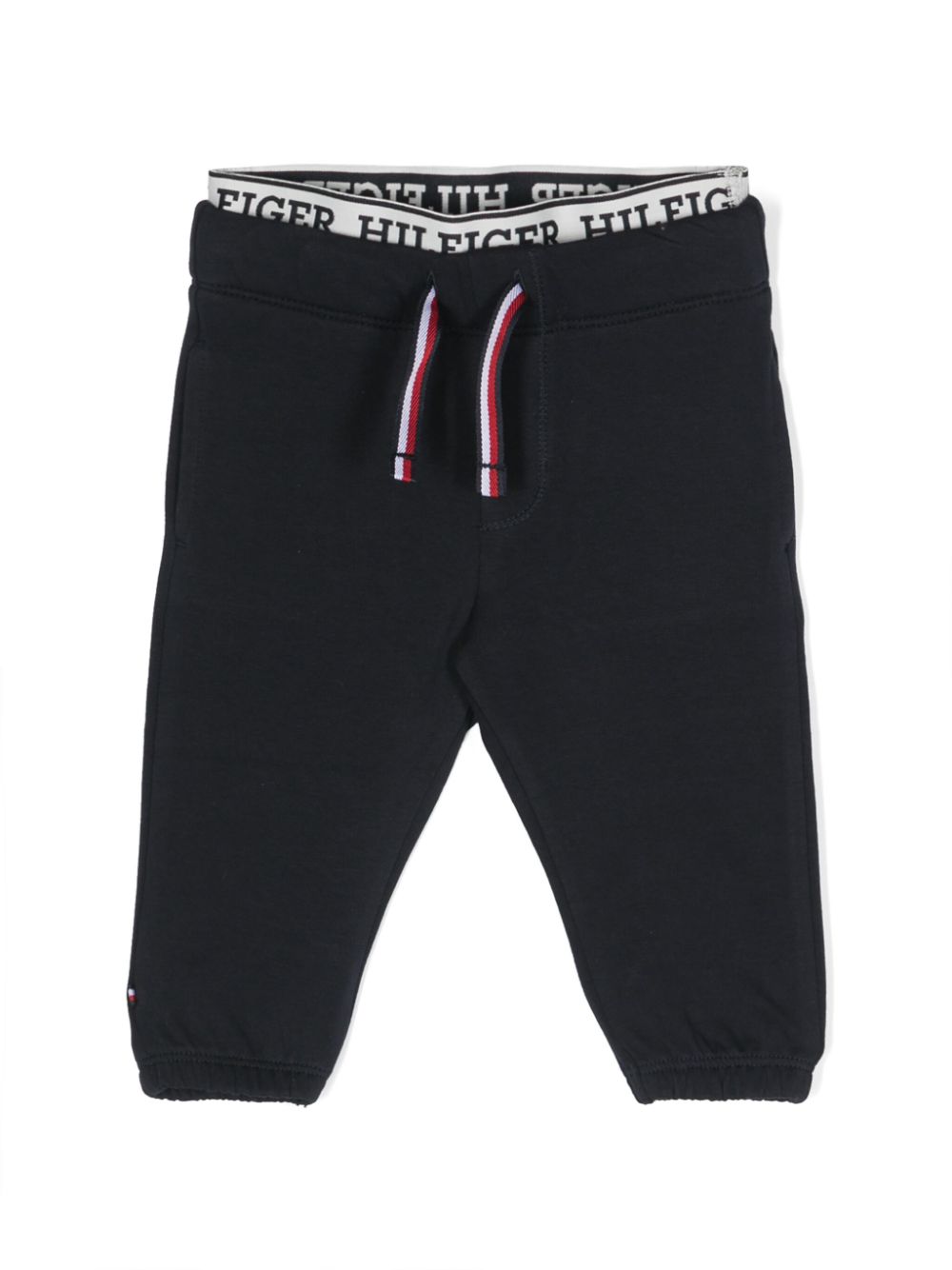 Embroidered-logo track pants - Blue