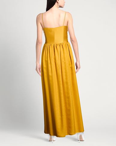 Woman Maxi dress Marigold Size 6 Polyester, Viscose, Elastane