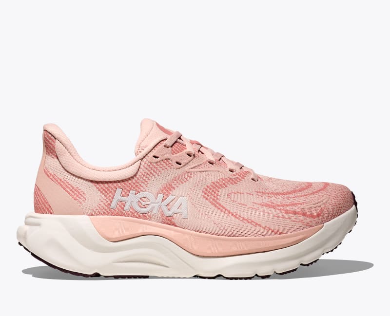 HOKA Women's Arahi 8 Shoes in Blush/Rose Latte