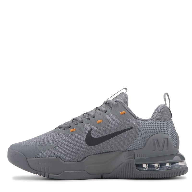 Men's Air Max Alpha Trainer 5 Sneakers (Grey/Black/Orange)