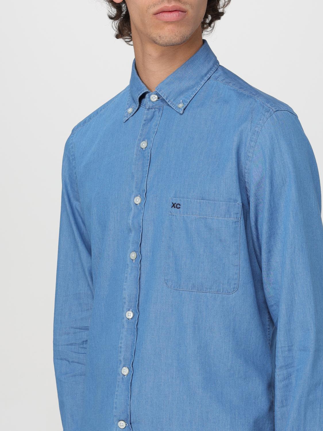 Shirt Men color Sky Blue