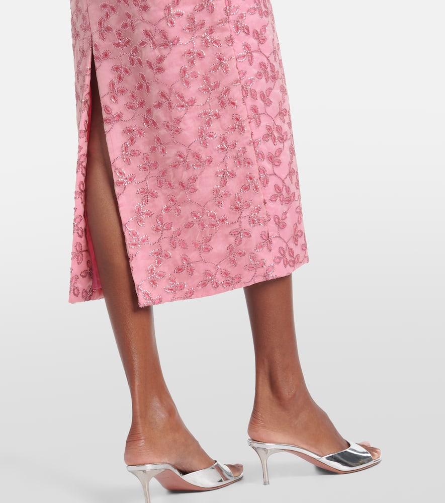 Amina sequined midi dress