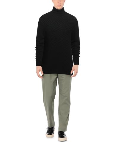 Man Turtleneck Black Size 42 Polyamide, Viscose, Wool, Cashmere