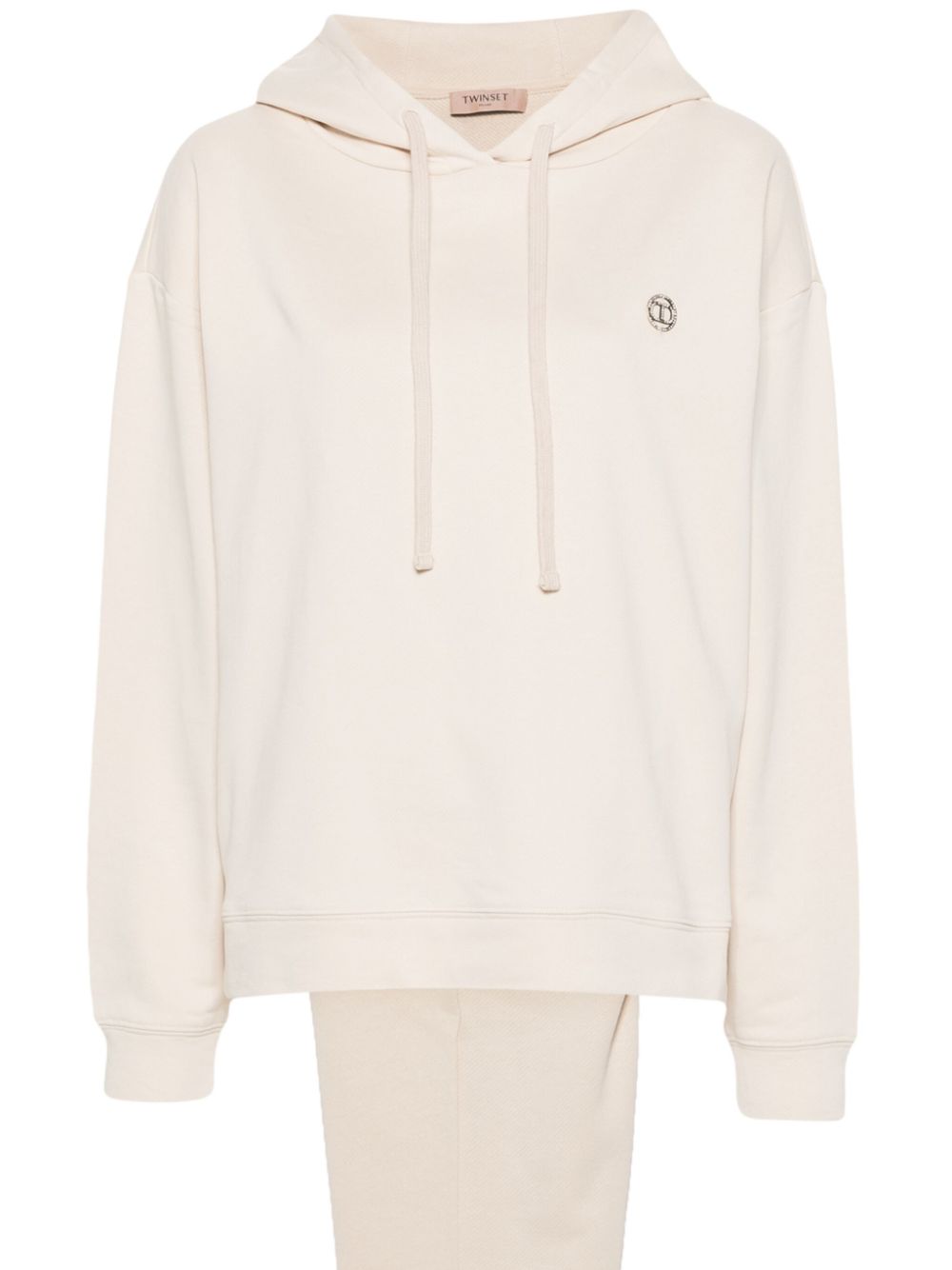 Logo-plaque tracksuit - Neutrals
