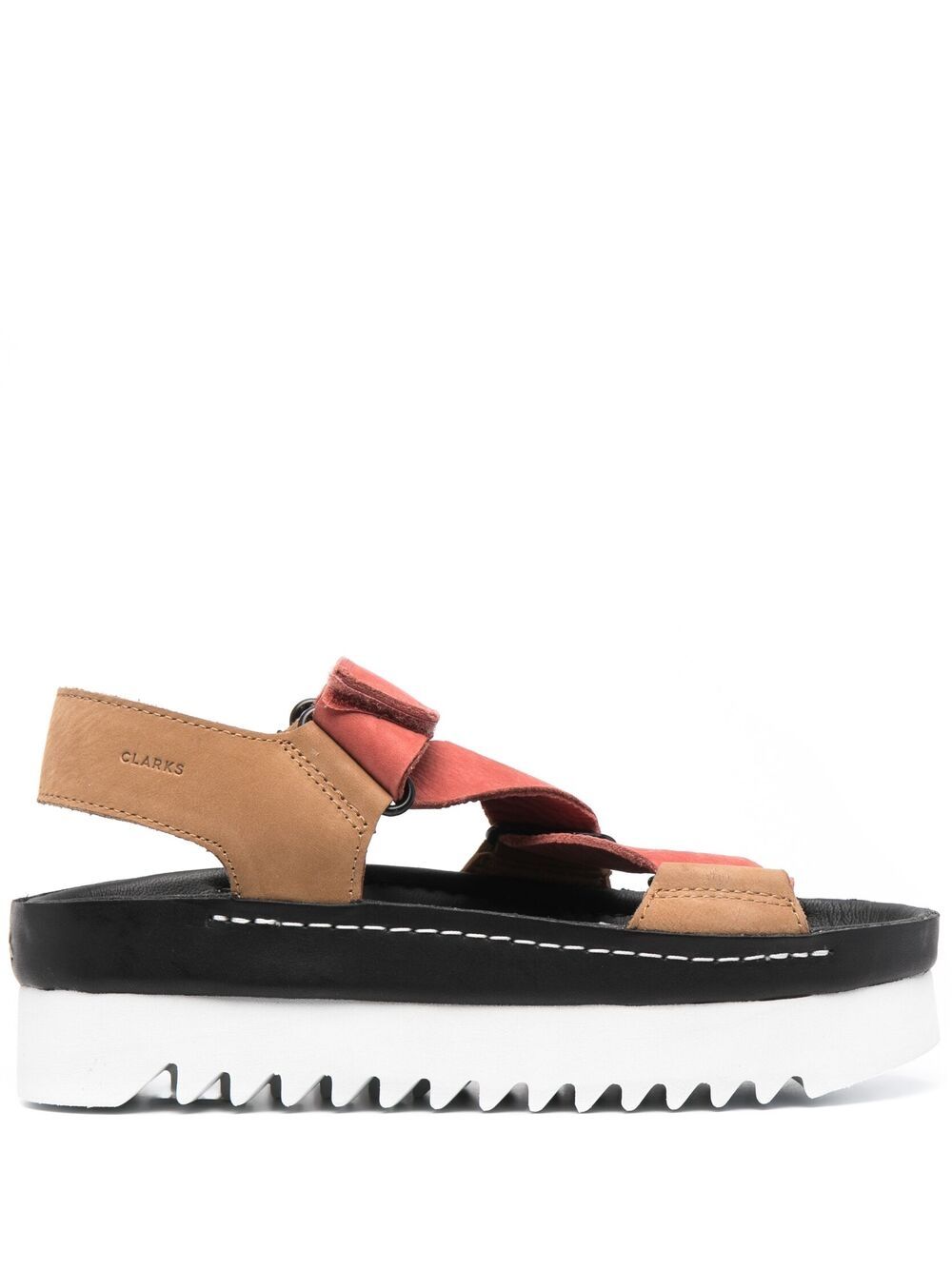 Ridged-sole sandals - Neutrals