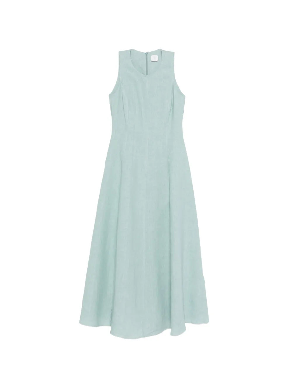 Sleeveless A-Line Dress — Sage blue