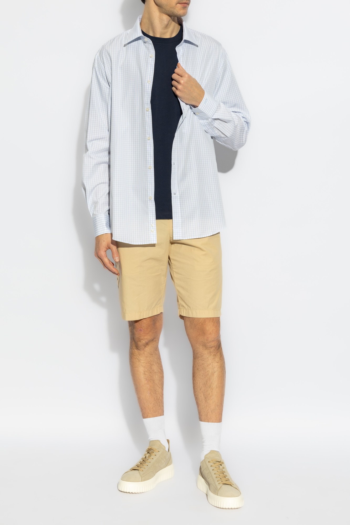 Checkered Shirt, Men's, Blue