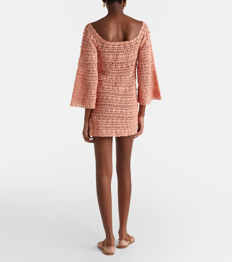 Bella crochet cotton minidress