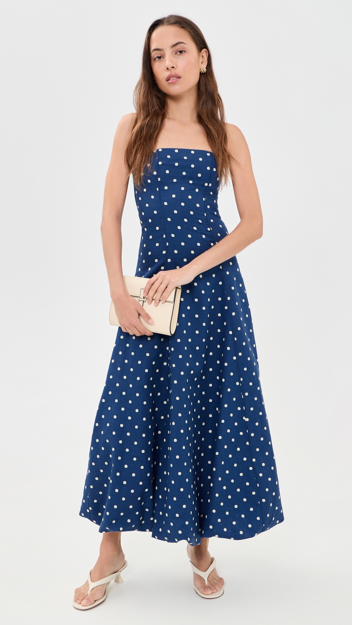 Lily Maxi Dress Navy Yellow