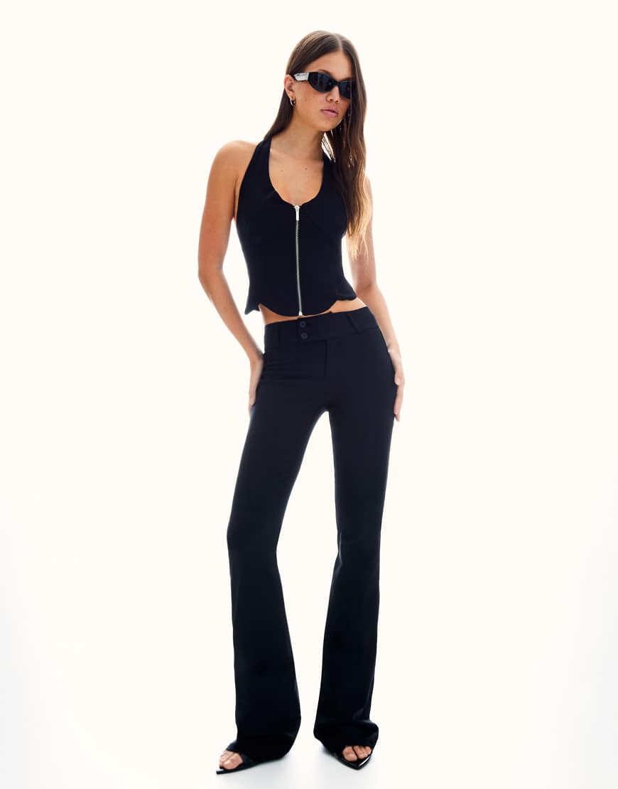 Bengaline trousers in black