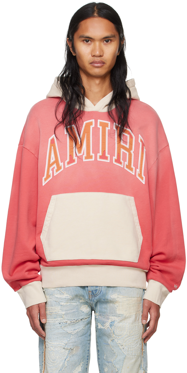 AMIRI Red 'Amiri' Vintage Oversized Hoodie