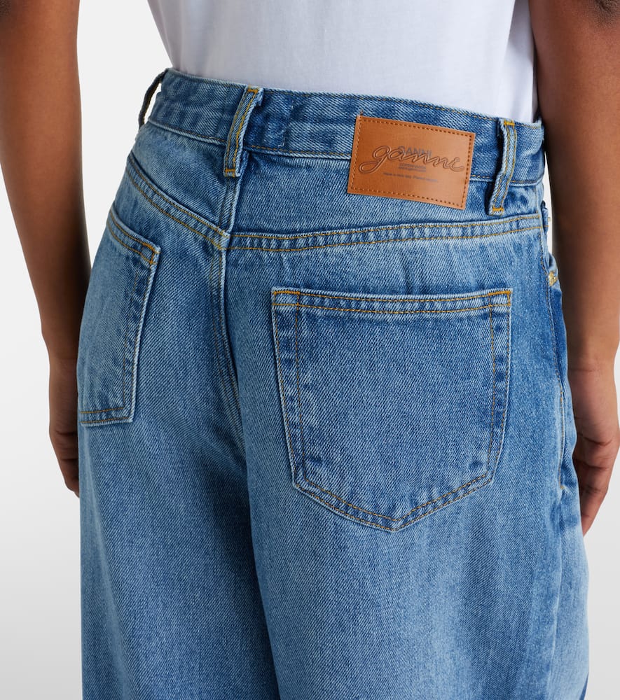 High-rise wide-leg jeans
