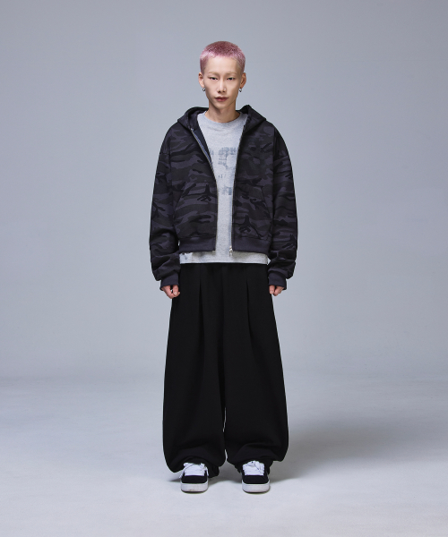 88 Crop Hooded Zip-Up