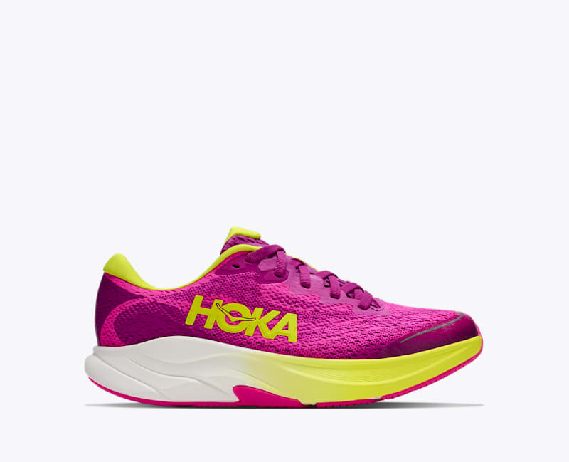 HOKA Rincon 4 Shoes in Fuchsia/Fuchsia