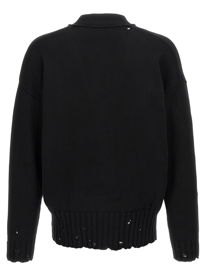 Dishevelled jumper - Black