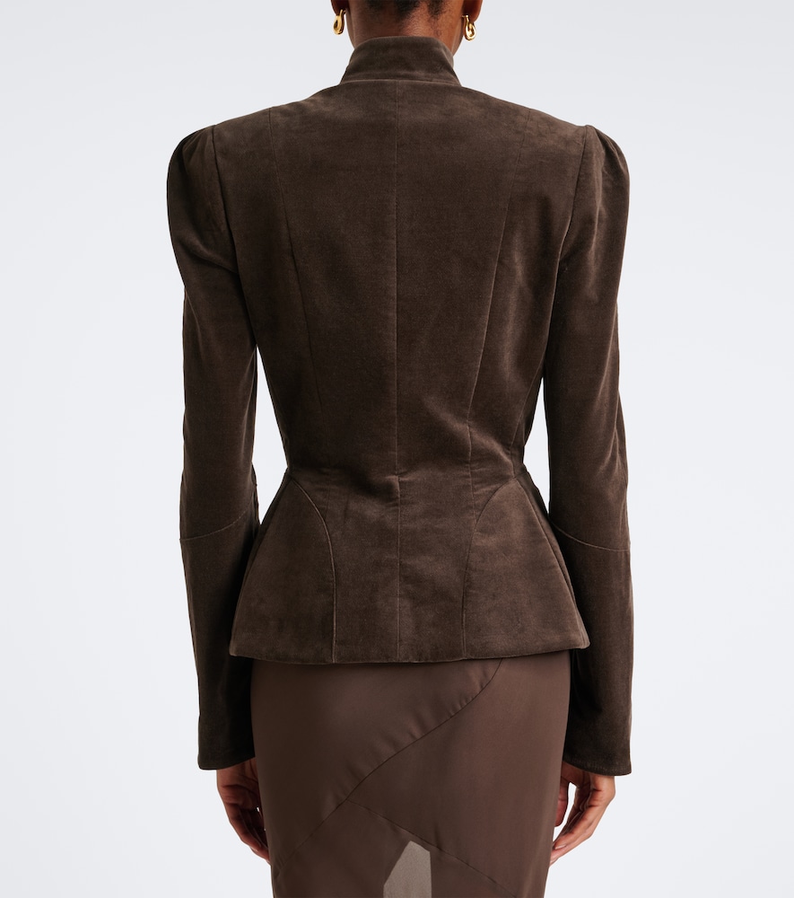 Vega cotton velvet jacket