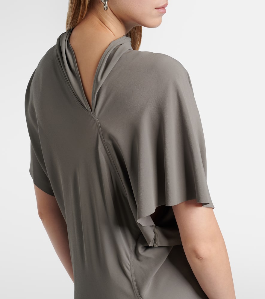 Seb draped midi dress