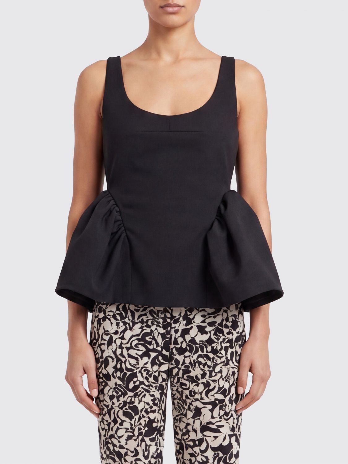 Top Woman color Black