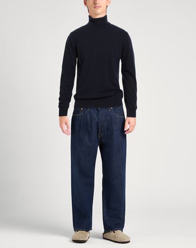 Man Turtleneck Midnight blue Size XL Wool, Viscose, Cashmere, Polyamide