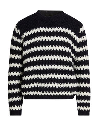Man Sweater Midnight blue Size S Baby alpaca wool, Polyamide, Wool
