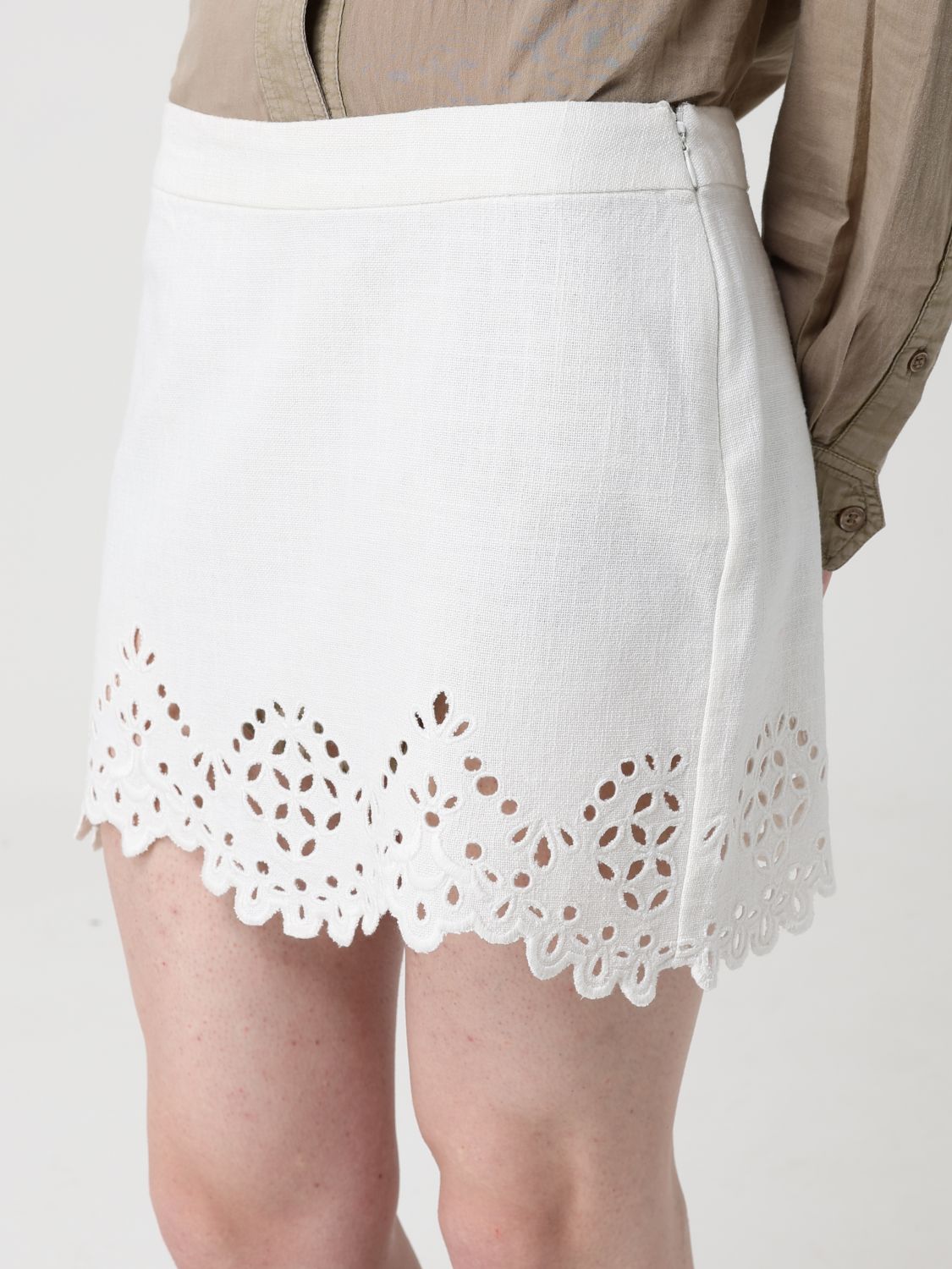 Skirt Woman color White