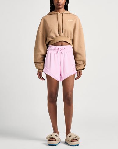 Woman Shorts & Bermuda Shorts Pink Size L Cotton