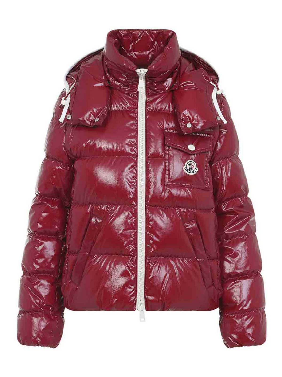 Moncler - hooded quilted jacket long sleeve