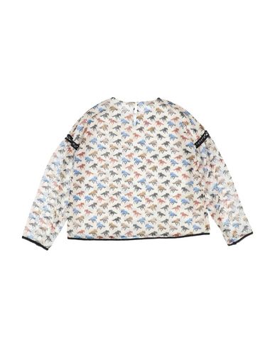 Kid Girl Top Ivory Size 12 Polyester, Viscose