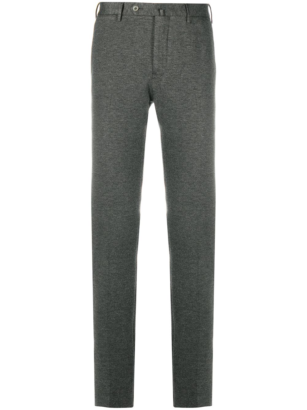 Knitted slim-fit trousers - Grey