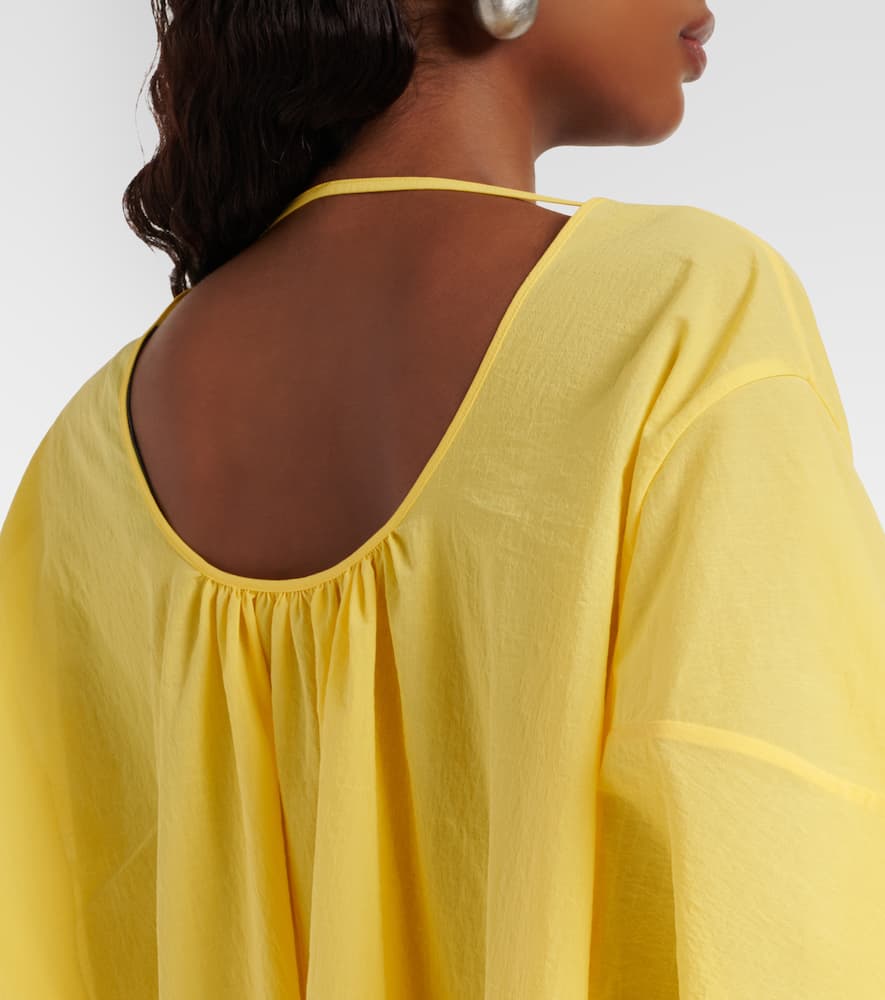 Paysan cotton-blend poplin minidress