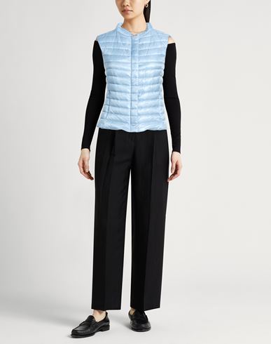 Woman Vest Sky blue Size 6 Polyamide