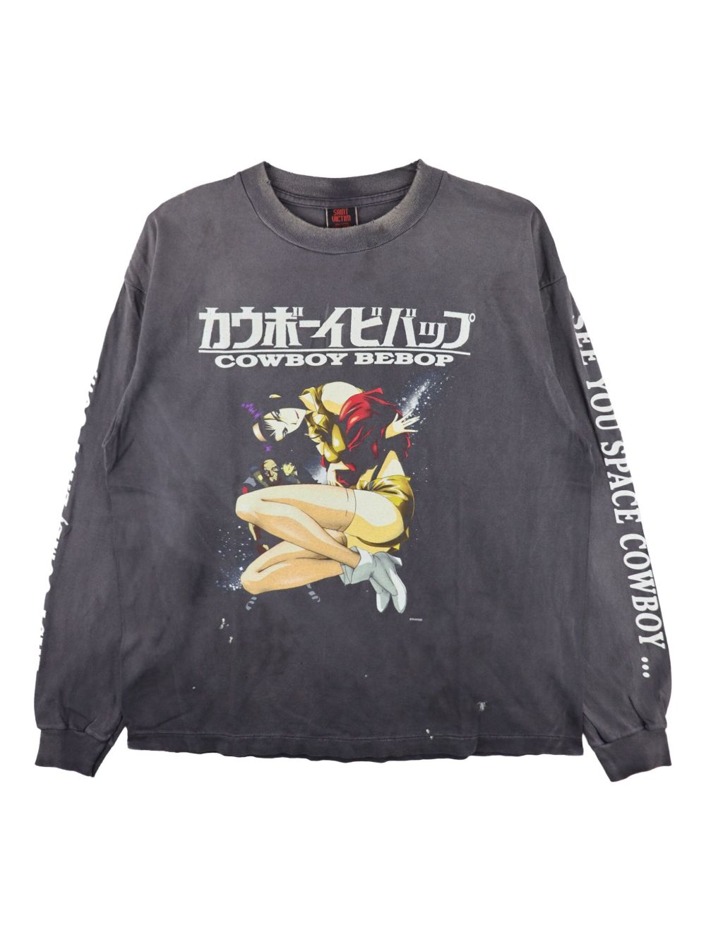 SAINT MXXXXXX x Cowboy Bebop cotton T-shirt - Black