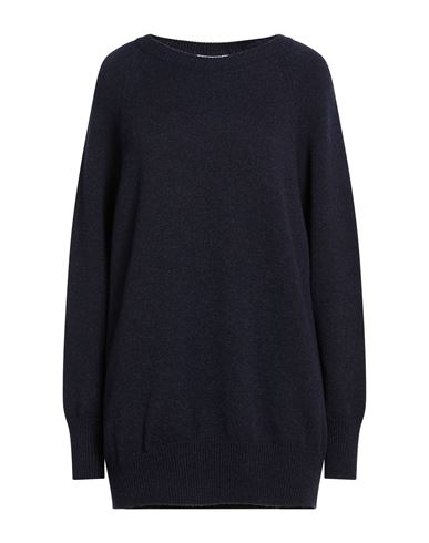 Woman Sweater Midnight blue Size L Cashmere, Wool