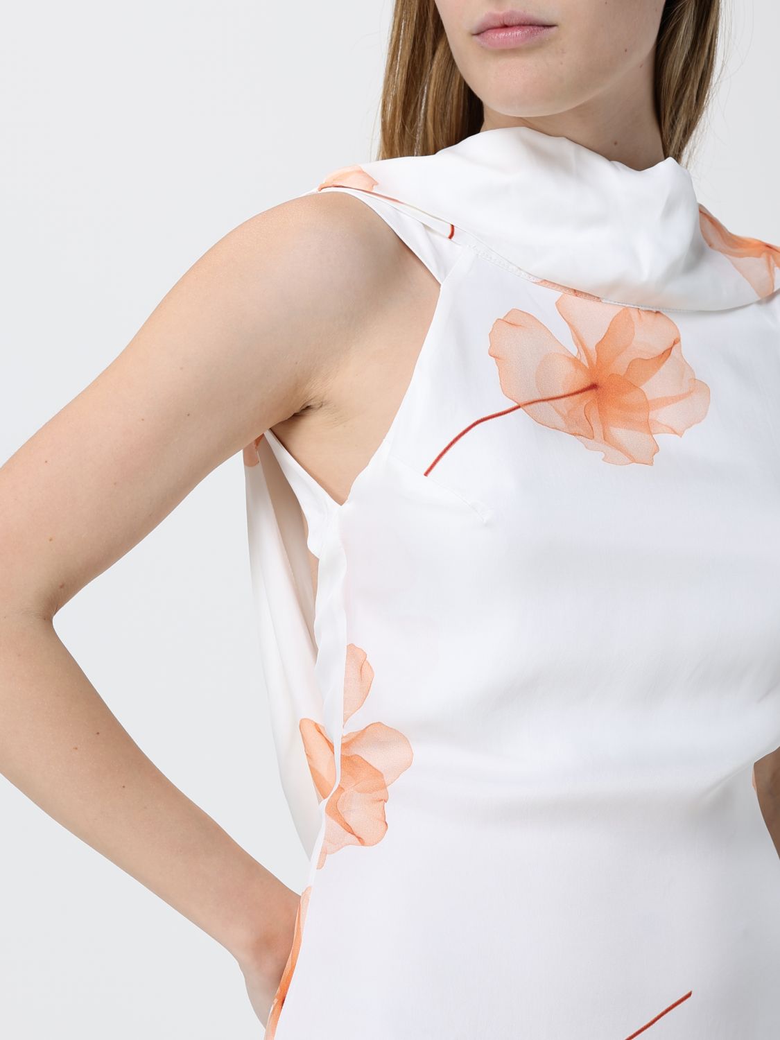 Dress Woman color Peach