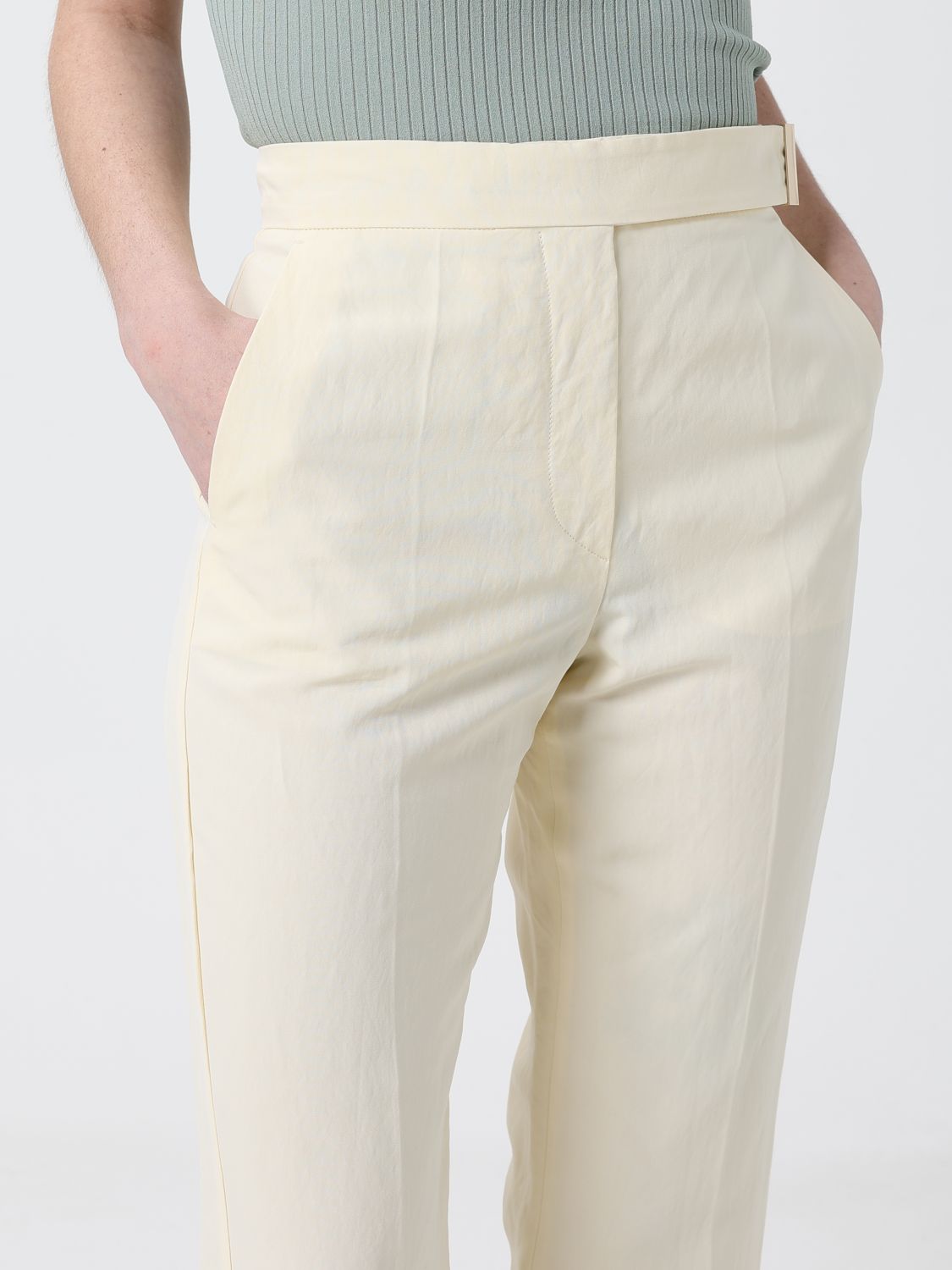 Pants Woman color Champagne