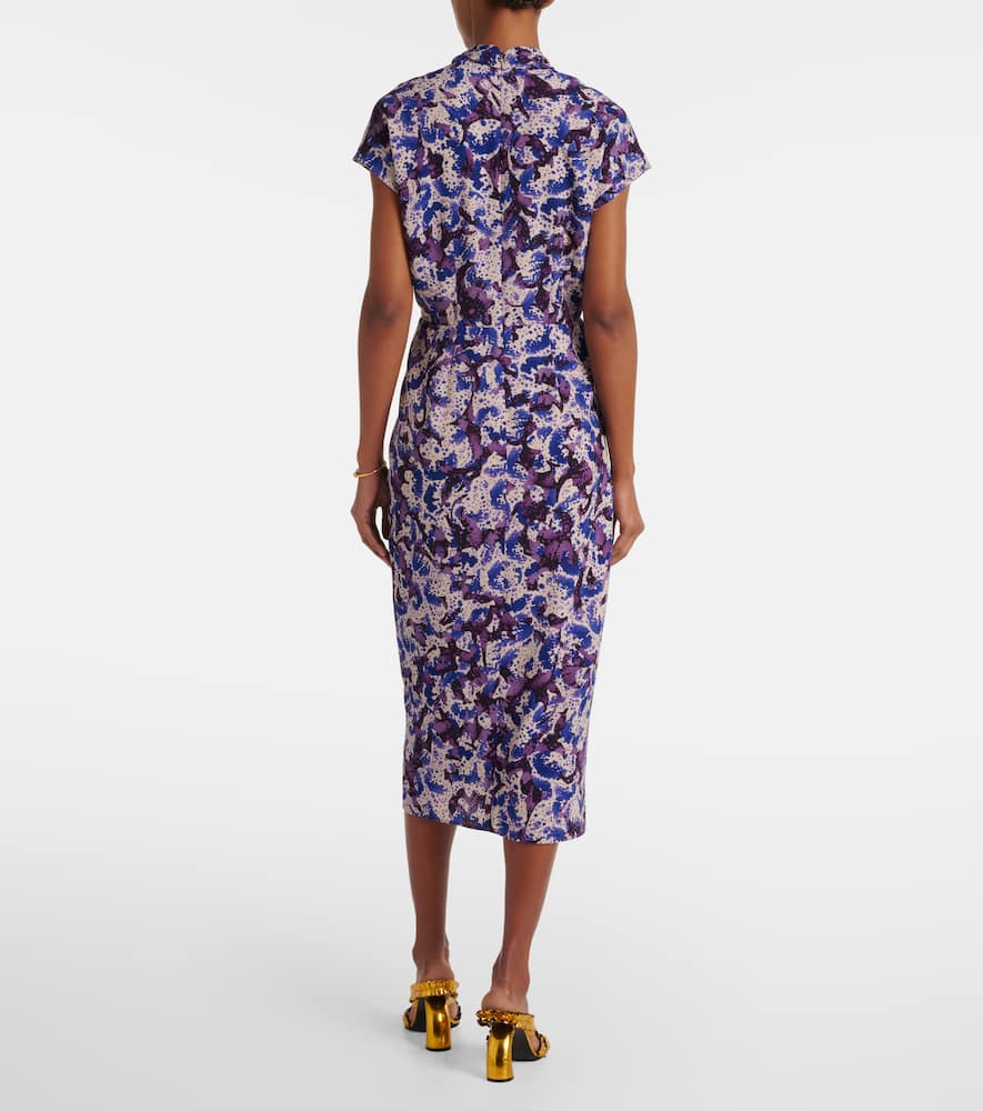 Printed midi dress