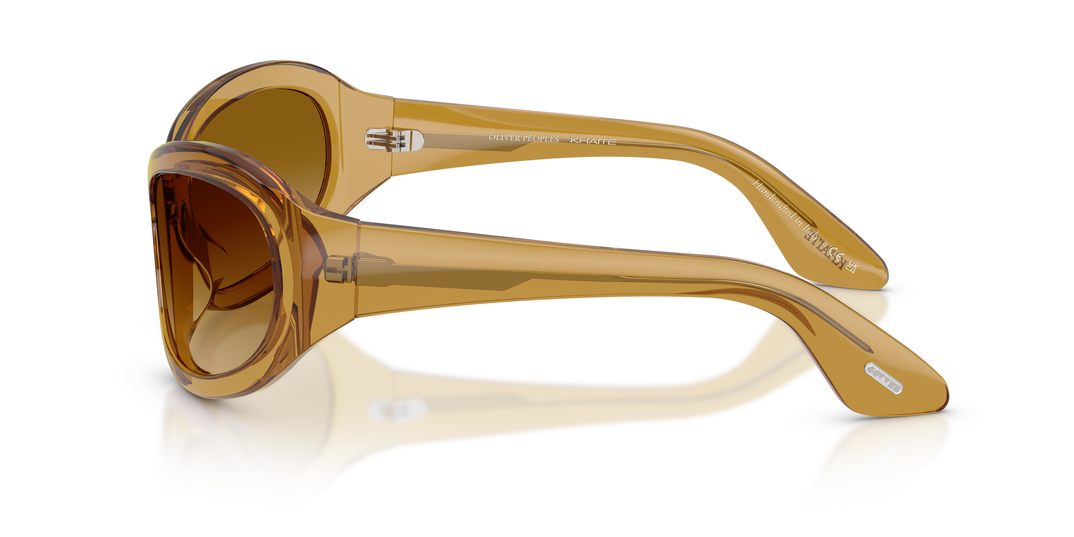 Oliver Peoples Woman Oliver Peoples OV5619SU 1967C 16732L Sunglasses Acetate Yellow Yellow Round Norma