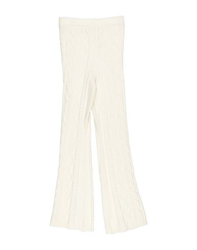 Kid Girl Pants Ivory Size 13 Viscose, Polyester, Polyamide