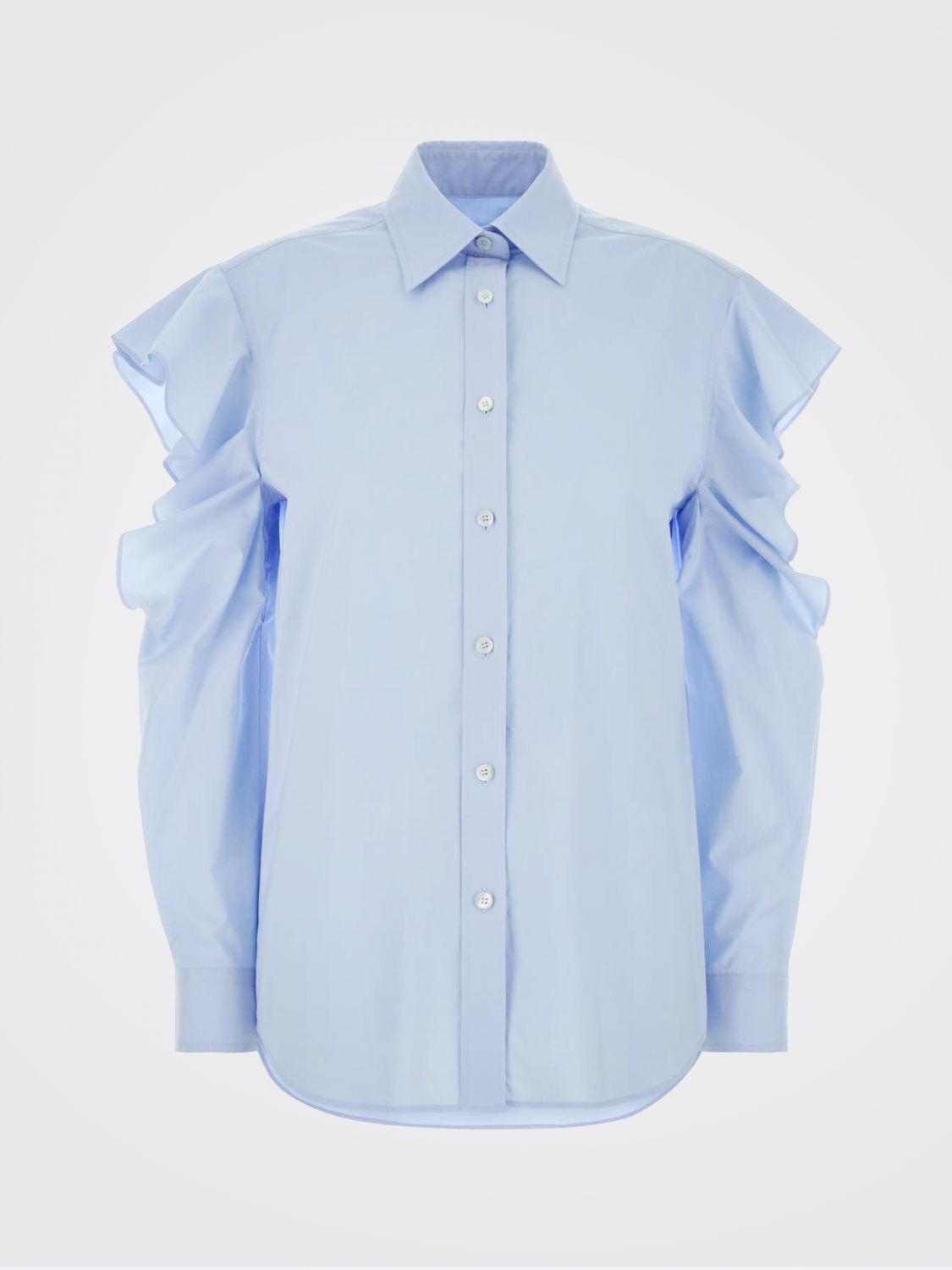 Shirt Woman color Gnawed Blue