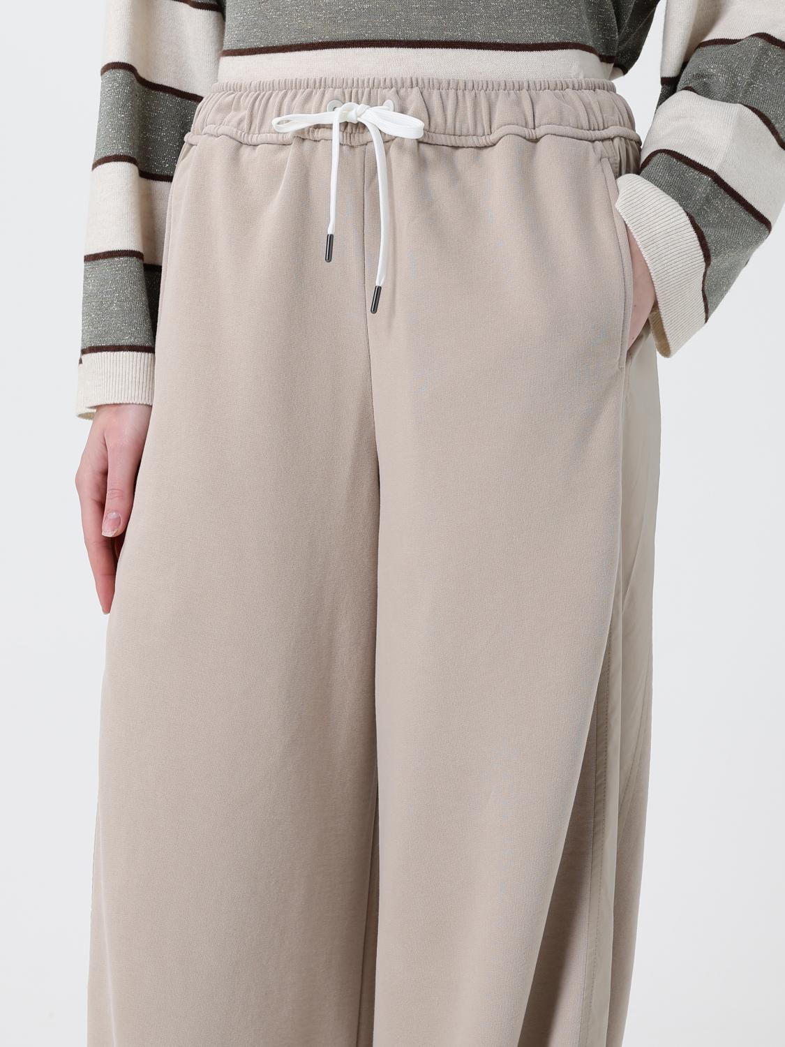 Pants Woman color Beige