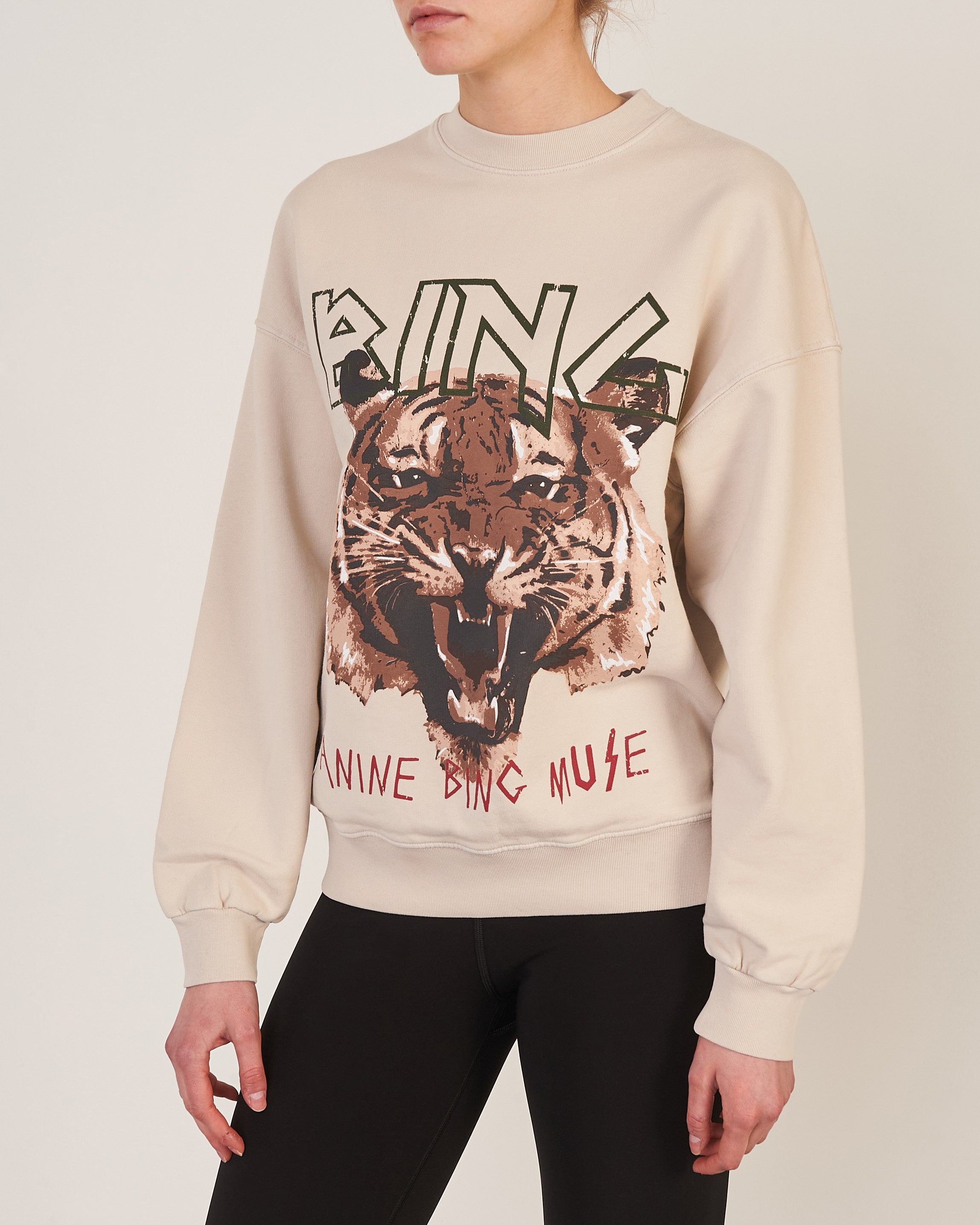 Anine Bing Sweater Tiger Stone