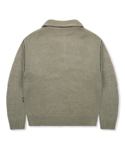 XTK176 Panel Half Zip Knit