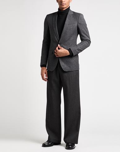 Man Blazer Grey Size 34 Virgin Wool, Viscose, Silk, Linen