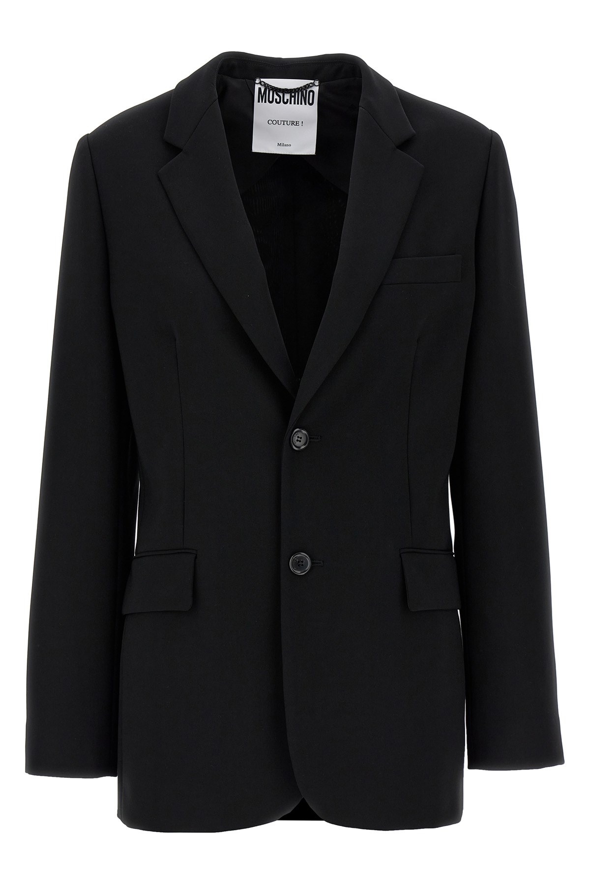 Single-Breasted Martingale Blazer