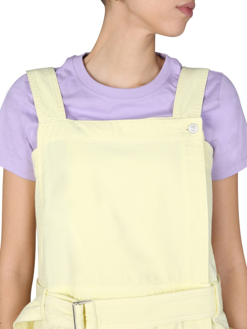 Cotton pinafore dress