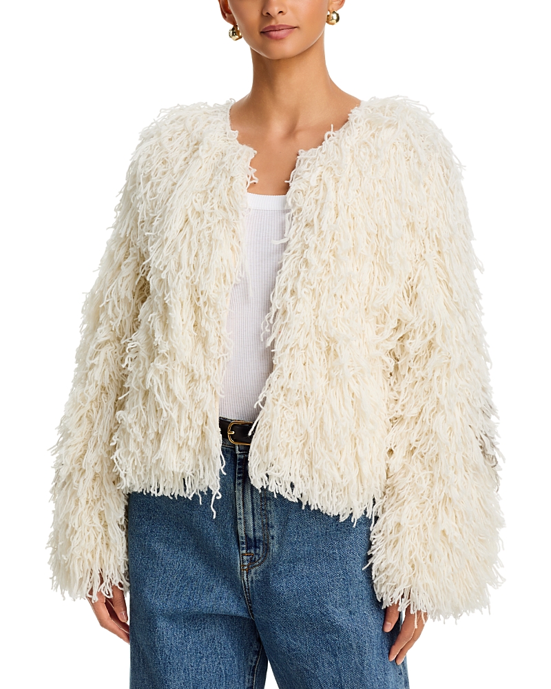The Fringe Sweater Jacket