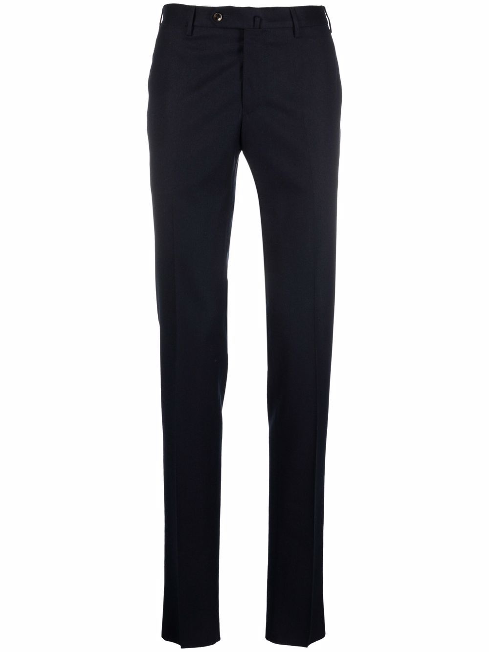 Slim-cut tailored trousers - Blue