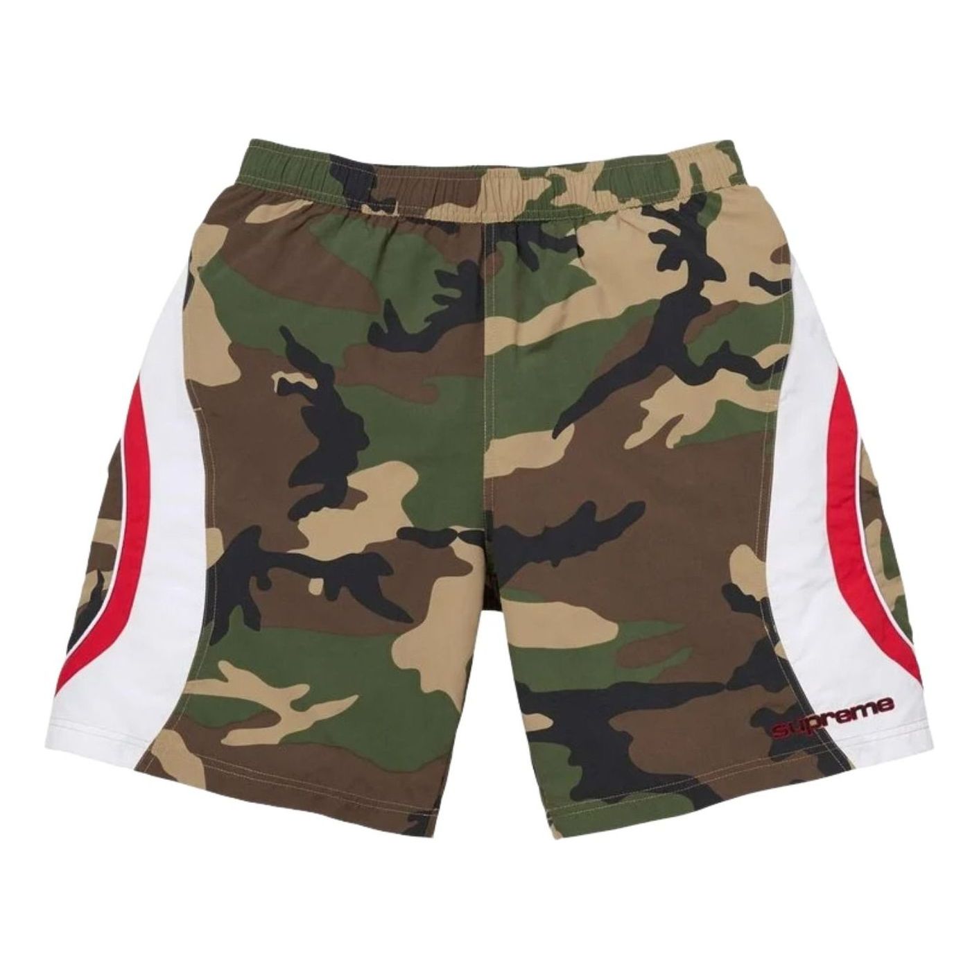 SS26 Paneled Water Short 'Woodland Camo'